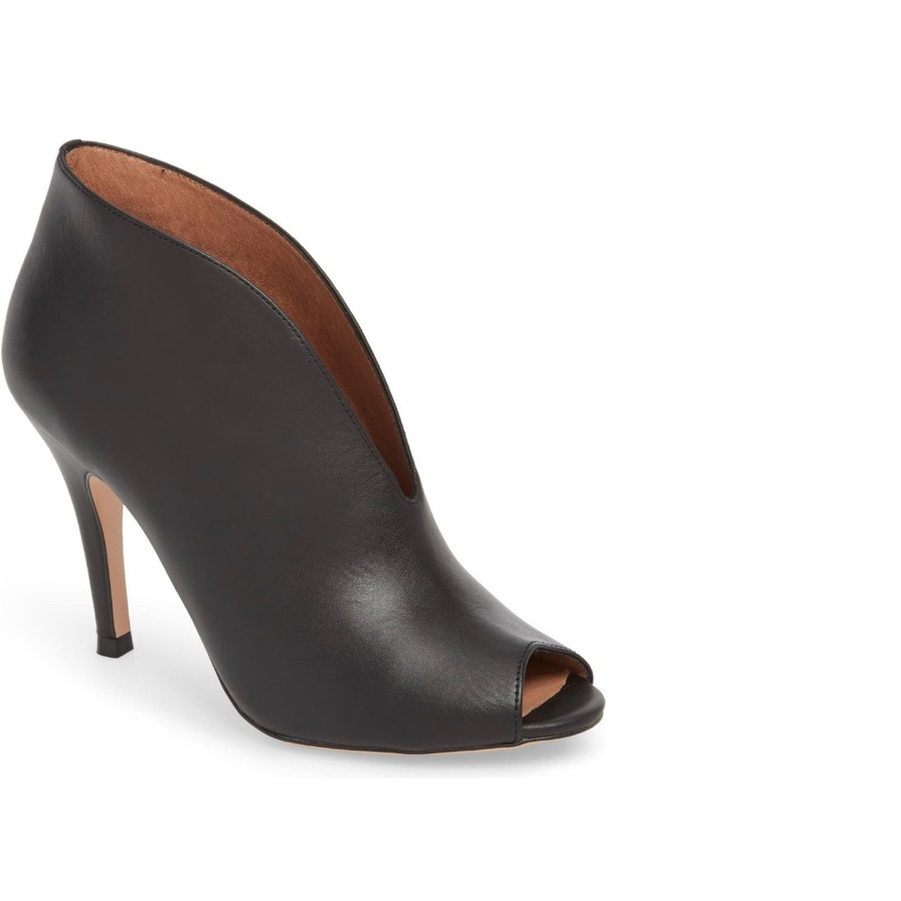 Halogen peep toe booties. Size 9. Worn once